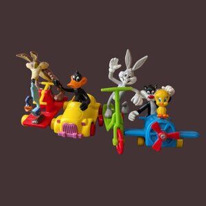 Vintage McDonald’s Happy Meal Toys – 1989 Looney Tunes Vehicle Collection